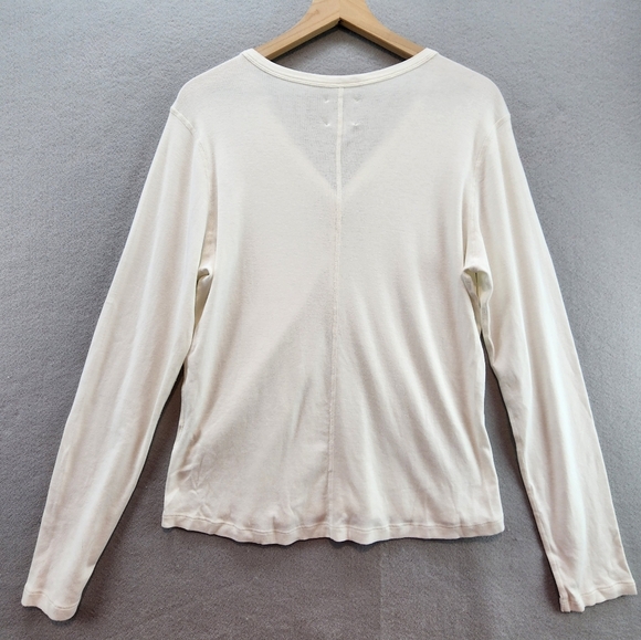 Alp‎ n' Rock NEW Shay II Henley Shirt Long Sleeve V-neck Cream Henley Tee sz XL - Picture 2 of 10